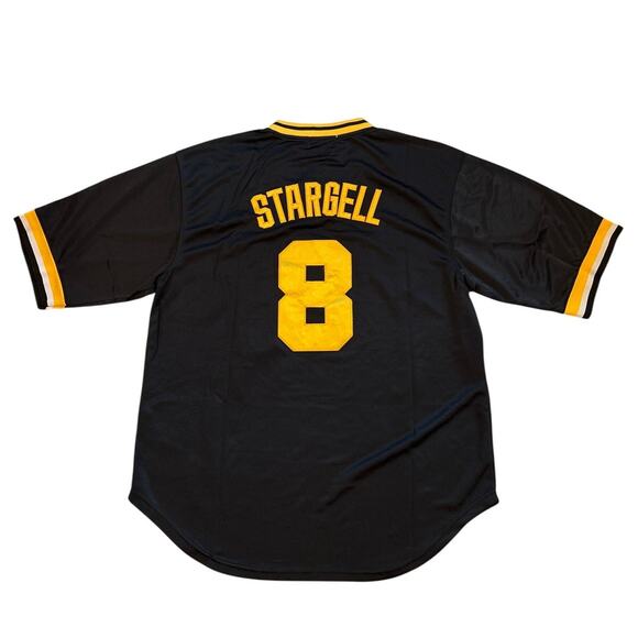 Cooperstown 1979 Pittsburg Pirates Willie Stargell #8 Jersey 54 XL Mitchell Ness - Picture 2 of 7